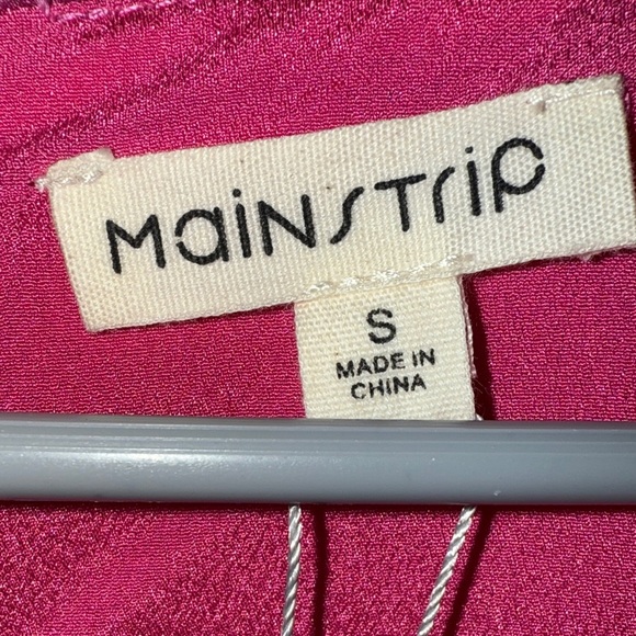 Main Strip Midi Hot Pink Satin Cocteau Formal Party Dress Size Small Hot Pink - Picture 2 of 10